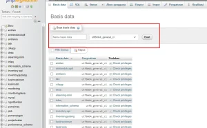 Konfigurasi database - Inovasicode.com