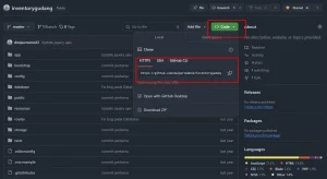 Menentukan repository github - Inovasicode.com