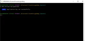 Generate Application Key - Inovasicode.com