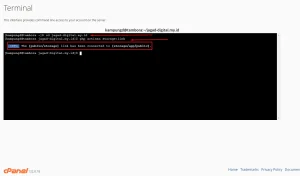 Syimlink melalui terminal - Inovasicode.com