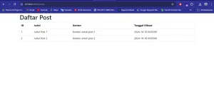 Menampilkan data dari database - Inovasicode.com