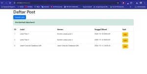 Berhasil update data - Inovasicode.com