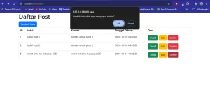 Uji coba alert konfirmasi penghapusan - Inovasicode.com