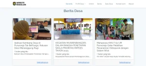 Tampilan menu berita desa - Inovasicode.com