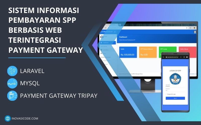 Sistem Informasi Pembayaran SPP Berbasis Web Terintegrasi Payment Gateway Tripay - Inovasicode.com