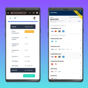 Tampilan sistem untuk pelanggan mobile version - Inovasicode.com