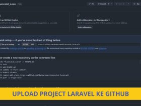 Upload Project Laravel ke GitHub - Inovasicode.com